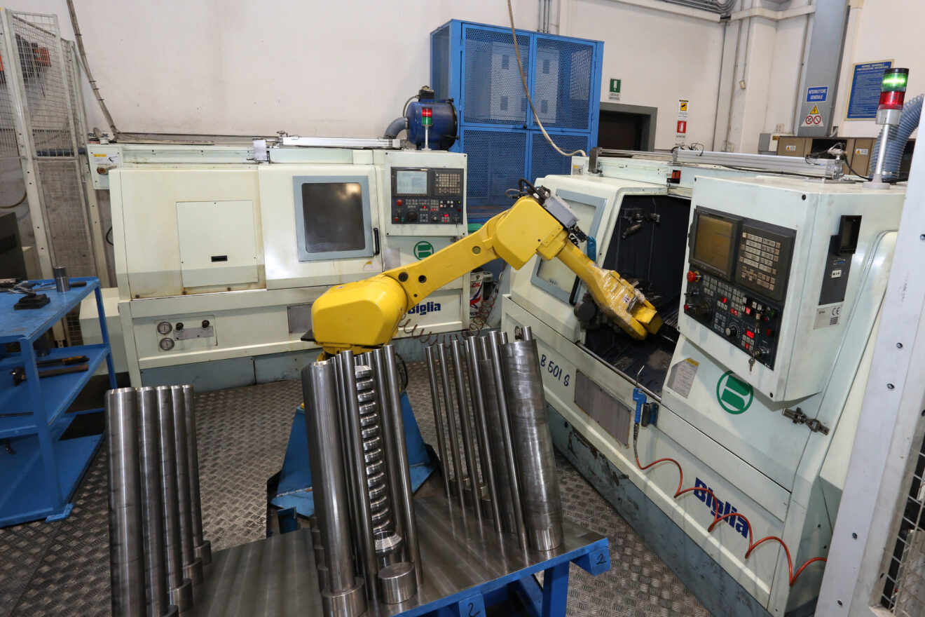 Tornio Robotizzato CNC